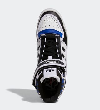adidas forum mid animal print black white blue gv8053 release date 5