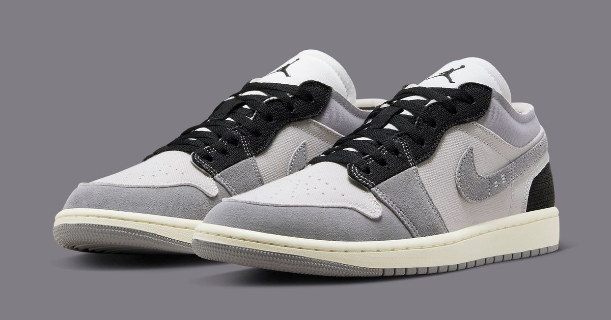 The Air Jordan 1 Low “Inside Out” Gears Up in Grey and Black | House of ...