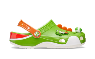 Nintendo's Super Mario Crocs Classic Clog "Yoshi" (SKU: 212136-90H).
