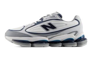 New Balance ABZORB 2000 in a "White/Navy" color scheme reminiscent of the New Balance 608v5 walking shoe.