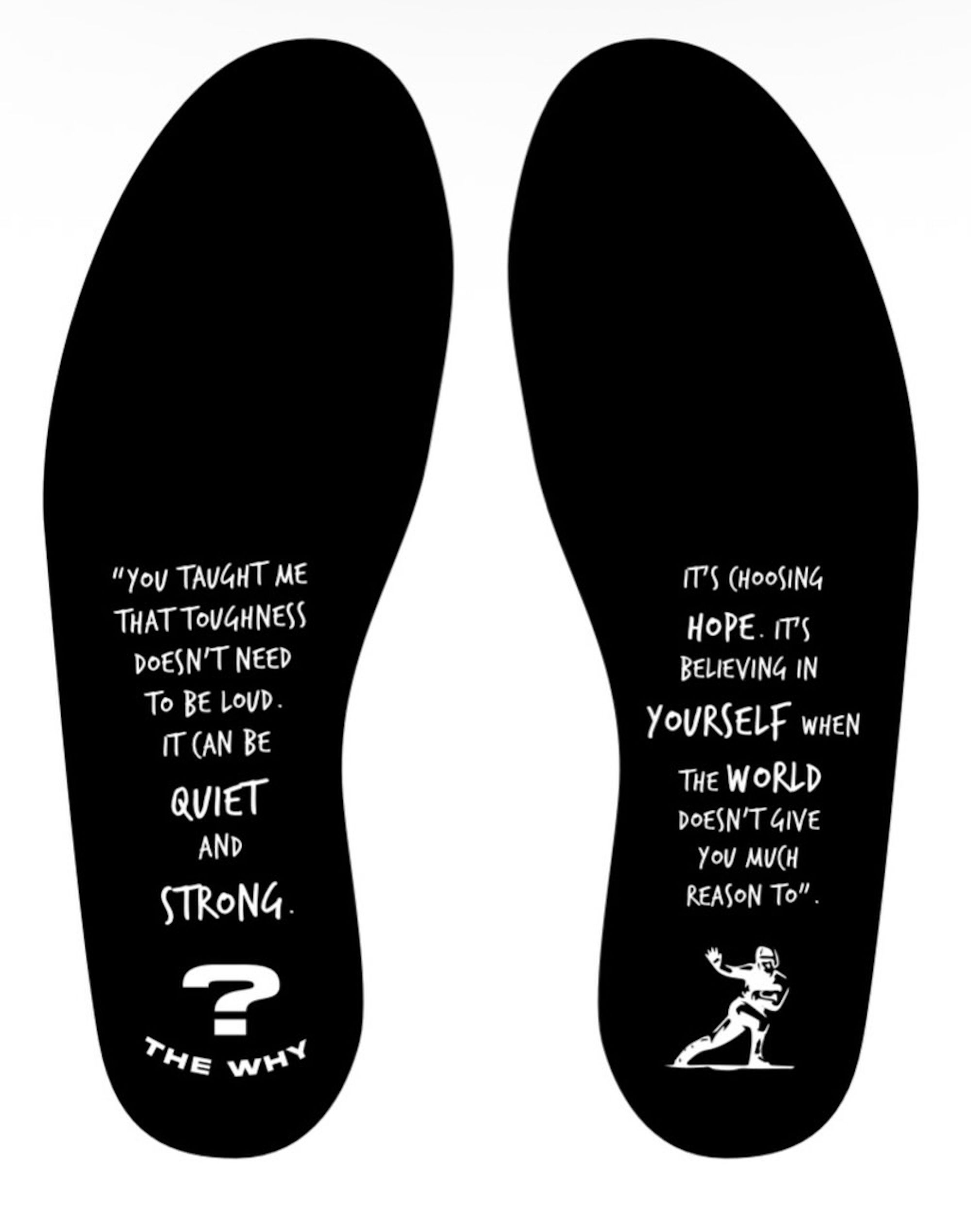 Custom adidas Stan Smith gift for Fernando Mendoza. Photo by @excelfootball via The Shoe Surgeon on Instagram.