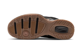 Men's Nike Air Monarch SE "Black/Gum" (SKU: IB2281-001). Photo via Nike.