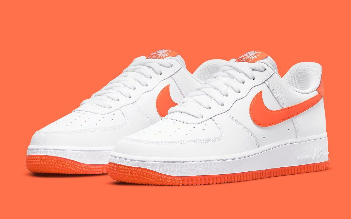 Just Dropped // Nike Air Force 1 Low “White/Team Orange” | House