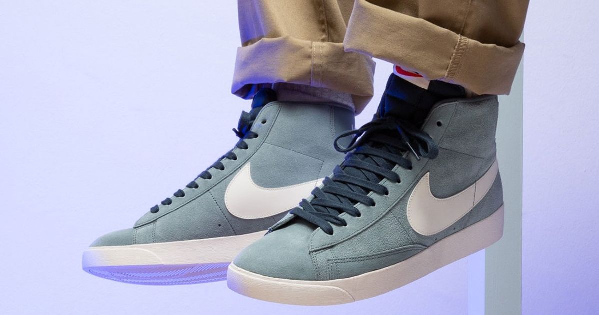 Available Now // “Monsoon Blue” Vintage-Styled Nike Blazers | House of ...