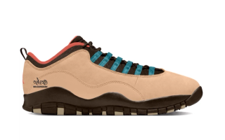 Speculative mock-up of the The Whitaker Group x Air Jordan 10 Low retro collaboration.