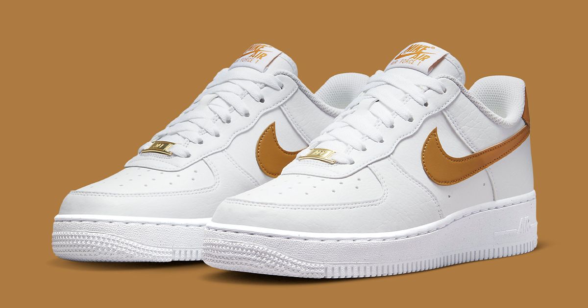 The Nike Air Force 1 Next Nature Gears Up in “Gold Suede” | House of Heat°