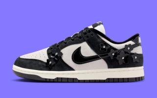 Nike Dunk Low “Black Patent Flowers”