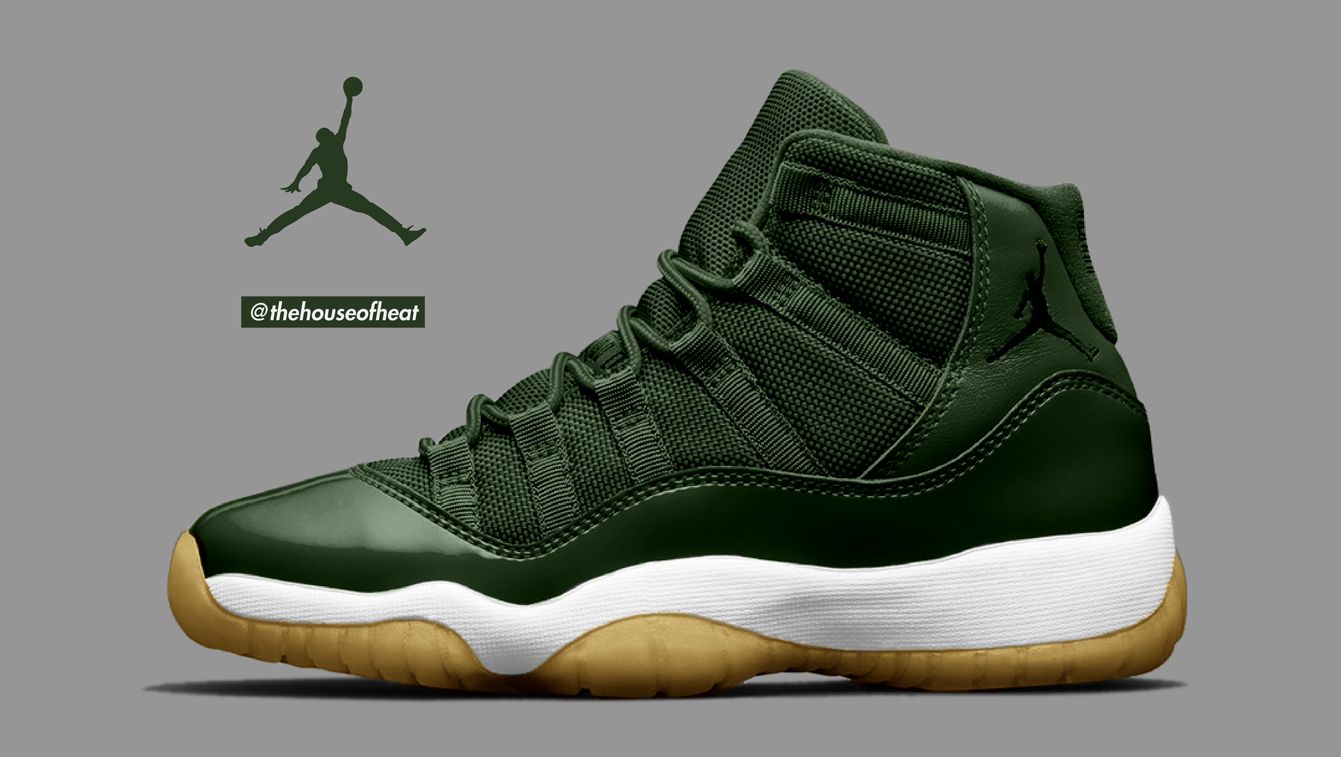 Air jordan 11 store green gum