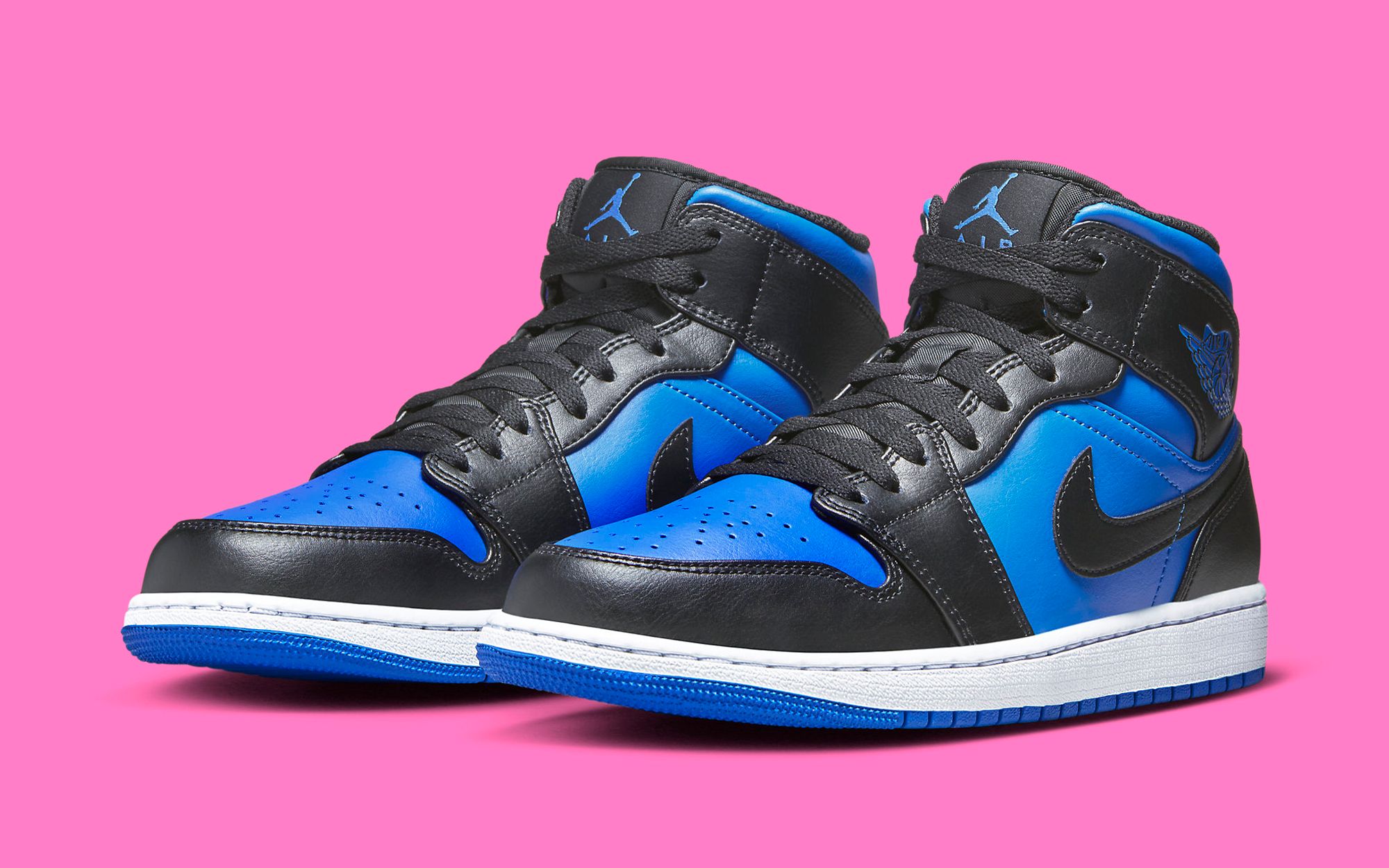 The Air Jordan 1 Mid is Available Now in Royal and Black | House ...