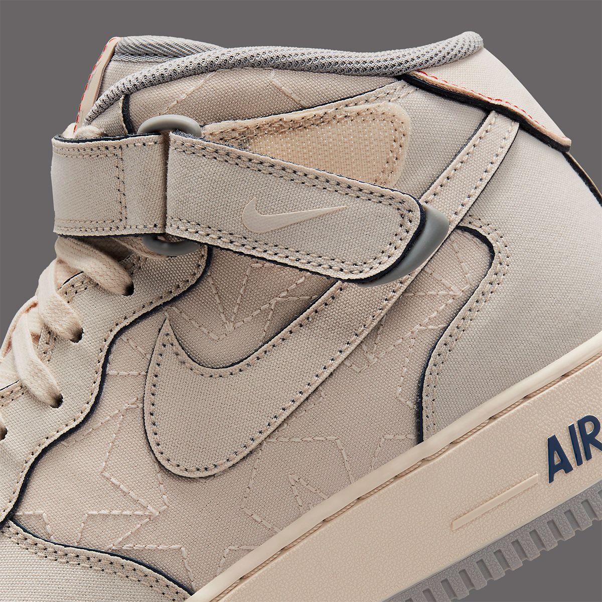 Air force 1 on sale mid 7 canvas