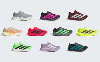 Ten (10) different pairs of the popular Adidas Adizero EVO SL running shoe, releasing in the second-half of 2025.