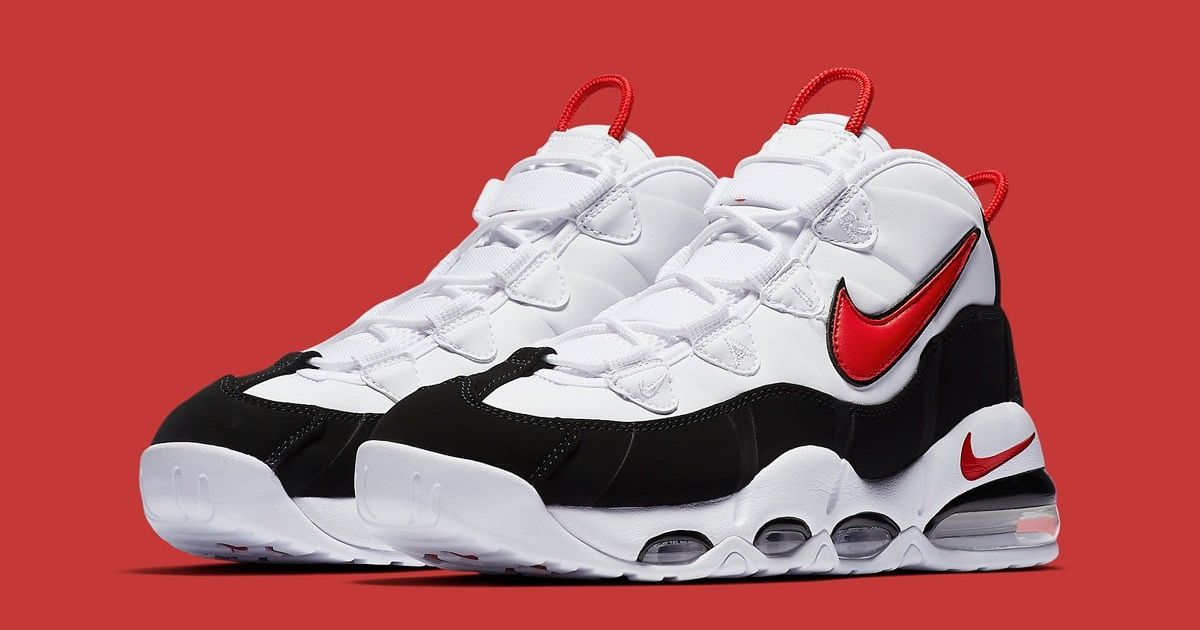 Nike Air Max Uptempo \'95 Shoes Black White Red Men\'s | Size 11.5 Nike Air Max Uptempo  main image 2