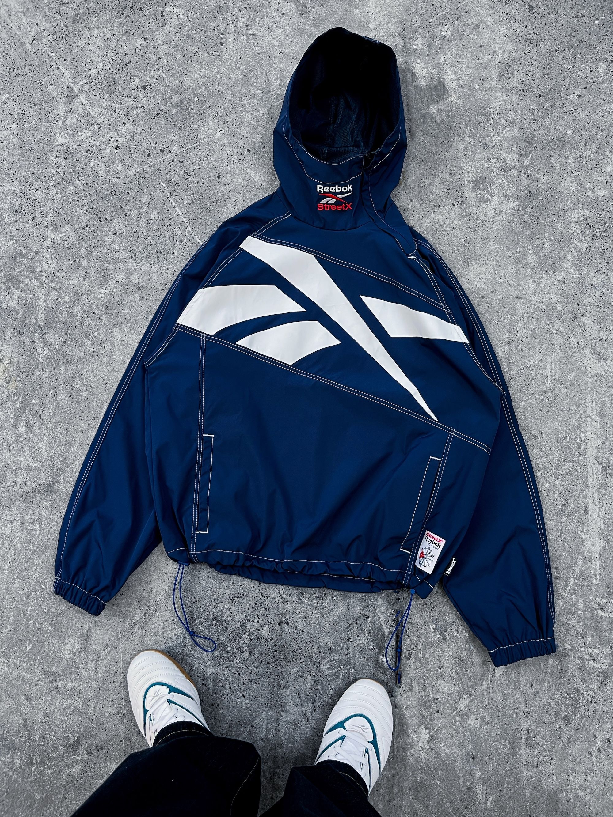 StreetX x Reebok Vector Jacket. Photo via StreetX.