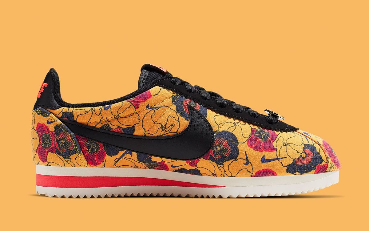 floral print nike cortez