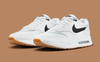 White, Black and Gum Comes to the Nike Air Max 1 Golf