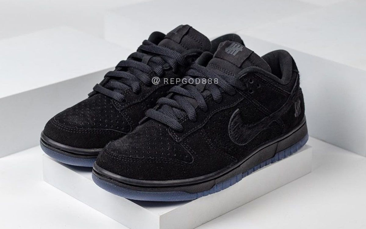 UNDEFEATED x Nike Dunk Low Appears in Stealthy Black Suede | House 