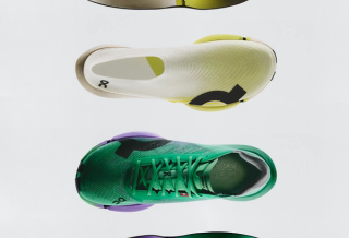From top to bottom: On Running's LightSpray Cloudboom Strike 2 & Cloudboom Strike 2 marathon racers.
