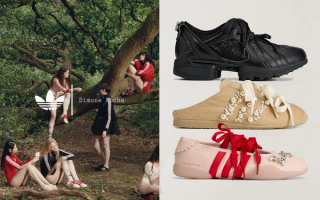 Simone Rocha x adidas Originals Fall/Winter 2026 Collection, including the Japan Slip-On, Taekwondo Ballerina & Climacool footwear styles.