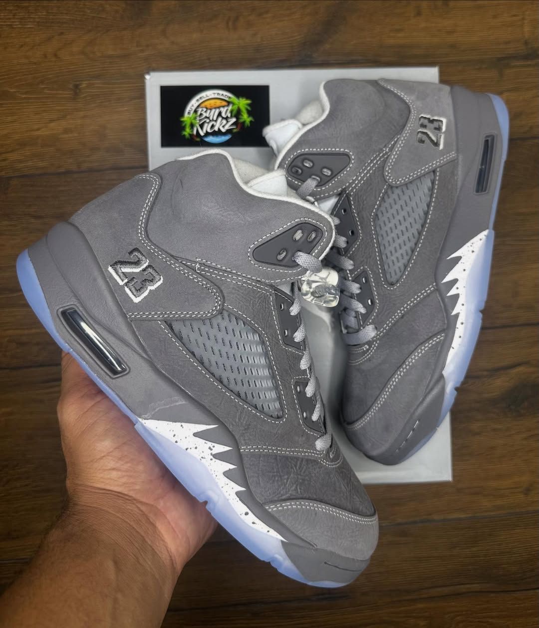 jordan 5 wolf grey