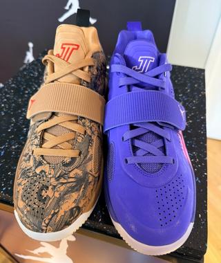 Jordan Tatum 5 "Laser" & "Sunset" Colorways.
