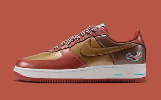 NIGO x J-Hope x Nike Air Force 1 "Burnt Sunrise" collaboration.