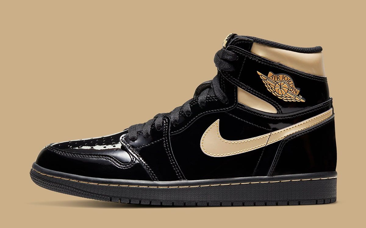 Where to Buy the Patent Leather Air Jordan 1 High “Black/Metallic ...