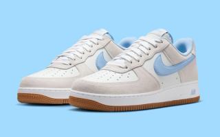 Nike Air Force 1 Low "Psychic Blue" Delivers a Clean Suede and Gum Look