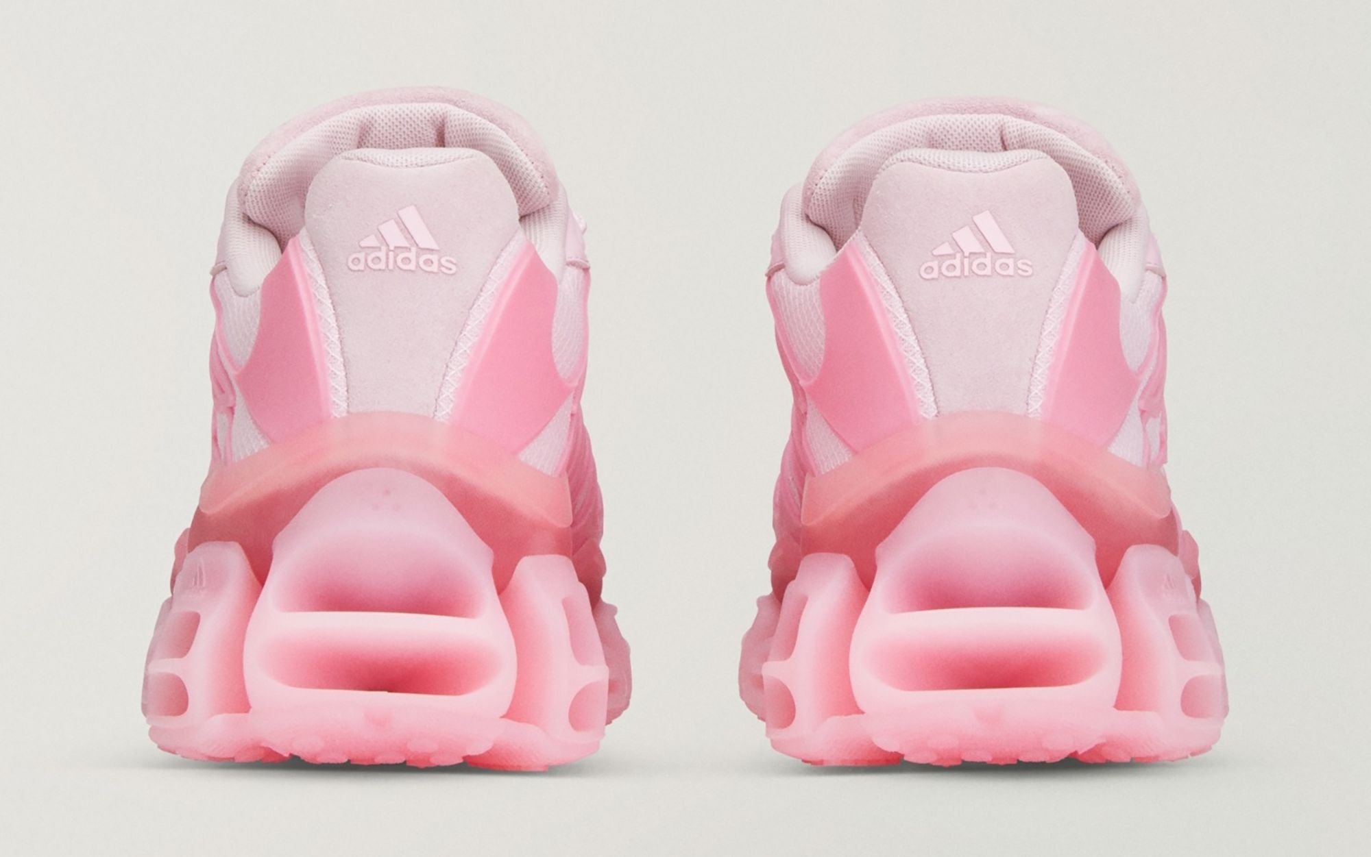 Willy Chavarria x adidas Megaride AG "Clear Pink" (SKU: KI7006). Photo via adidas.