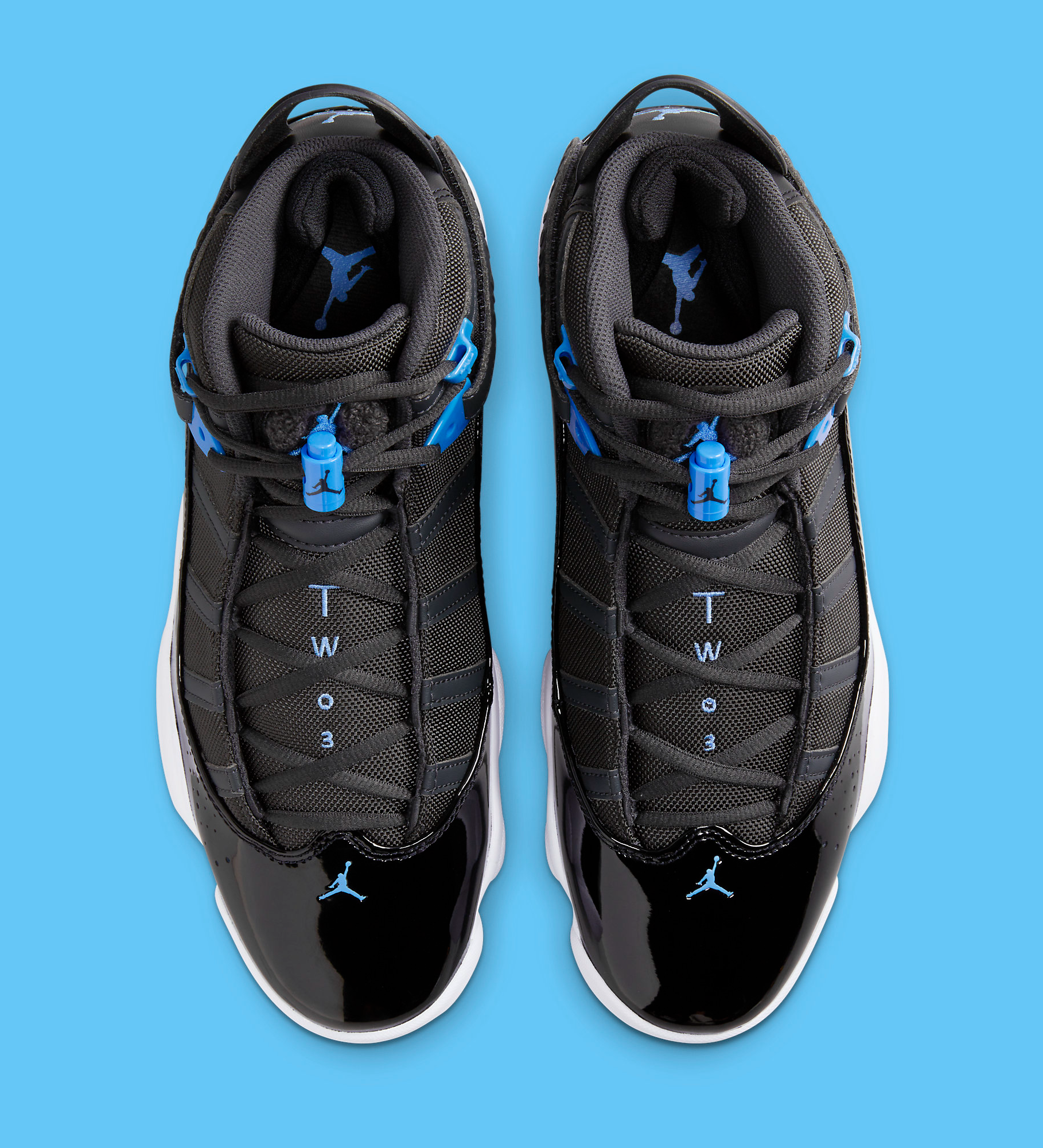 jordan 6 rings blue black