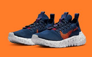 New Nike Space Hippie 01 Surfaces in Navy and Orange