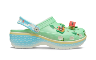 Nintendo's Animal Crossing x Crocs Platform Clog collaboration for adults.