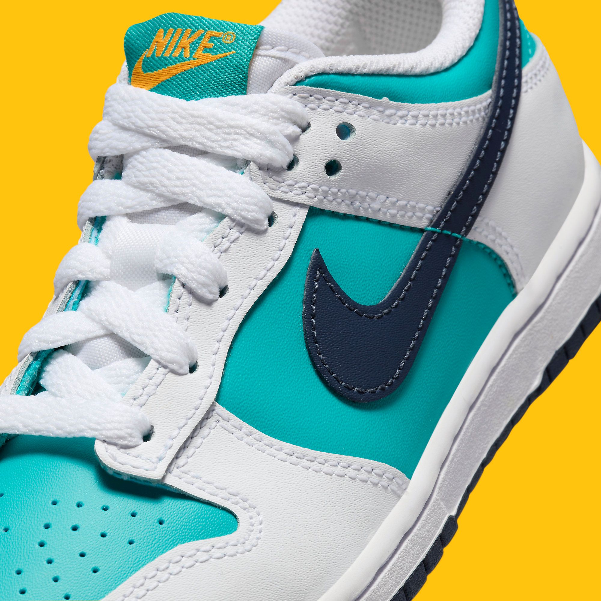 White, Teal, and Navy Render This New Nike Dunk Low | House of Heat°