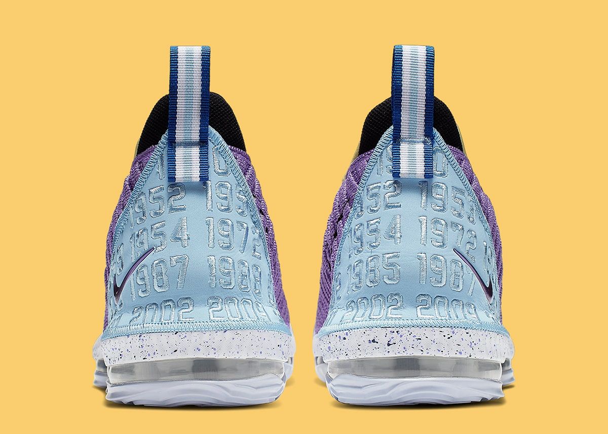 Lebron 16 outlet lakers color