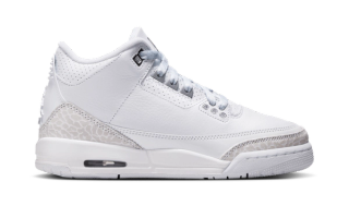 Big Kids' Air Jordan 3 "Pure Money"