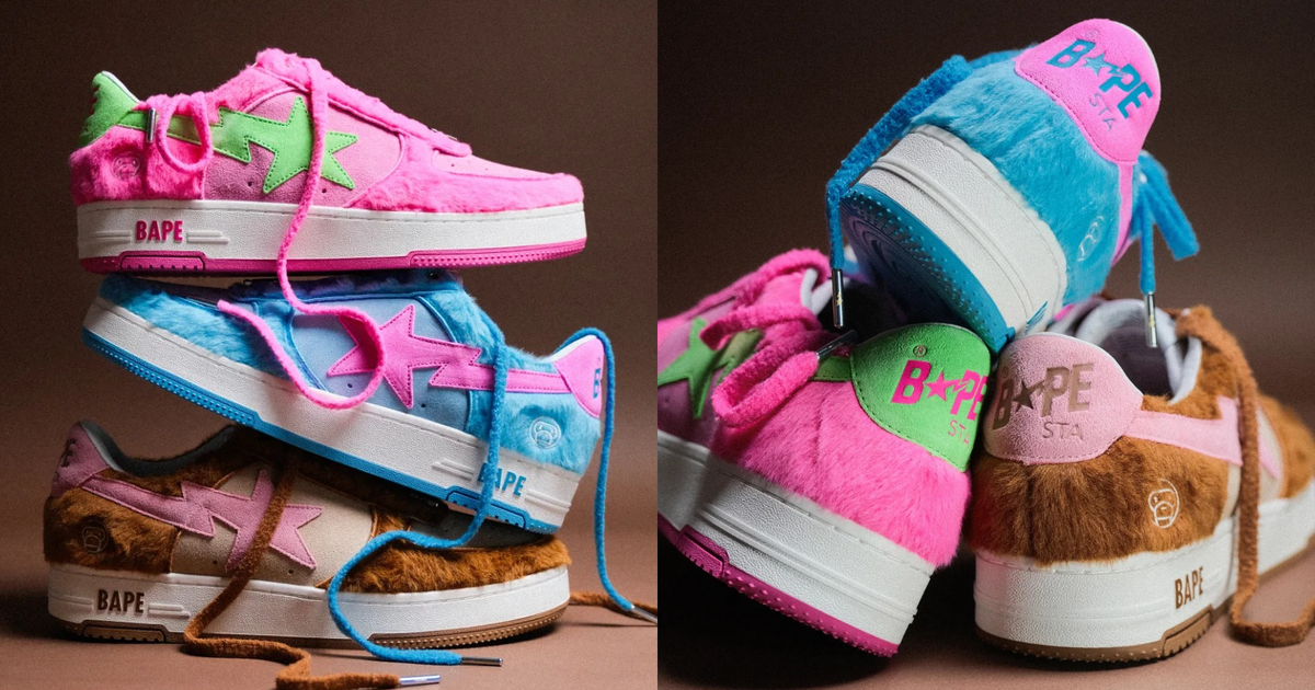 A Fuzzy BAPE STA Pack Surfaces for the Model’s 25th Anniversary | House ...