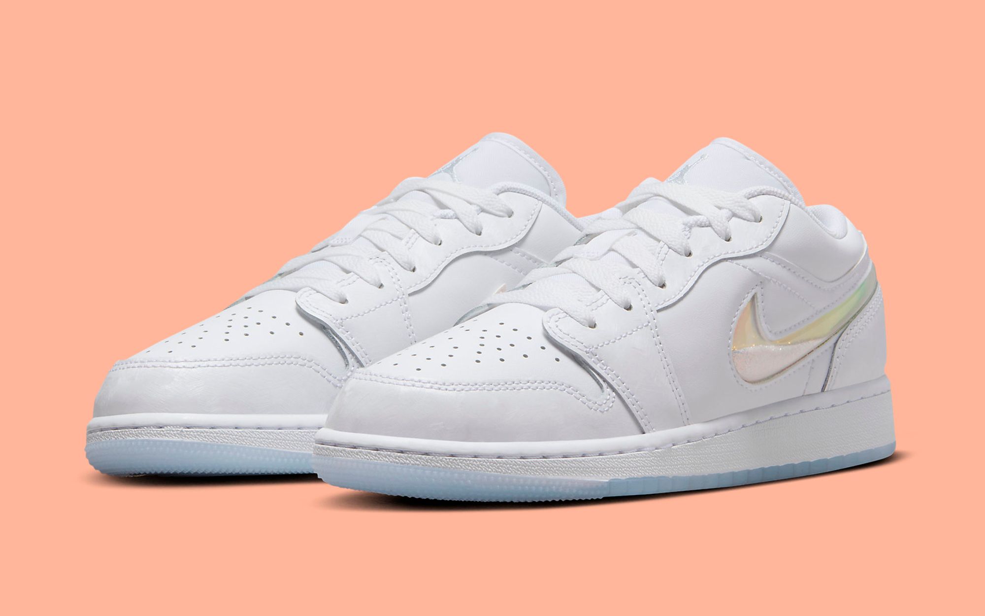 jordans white with glitter