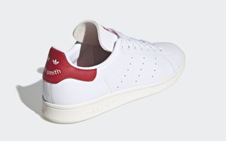 adidas stan smith smile white red fv4146 release date info