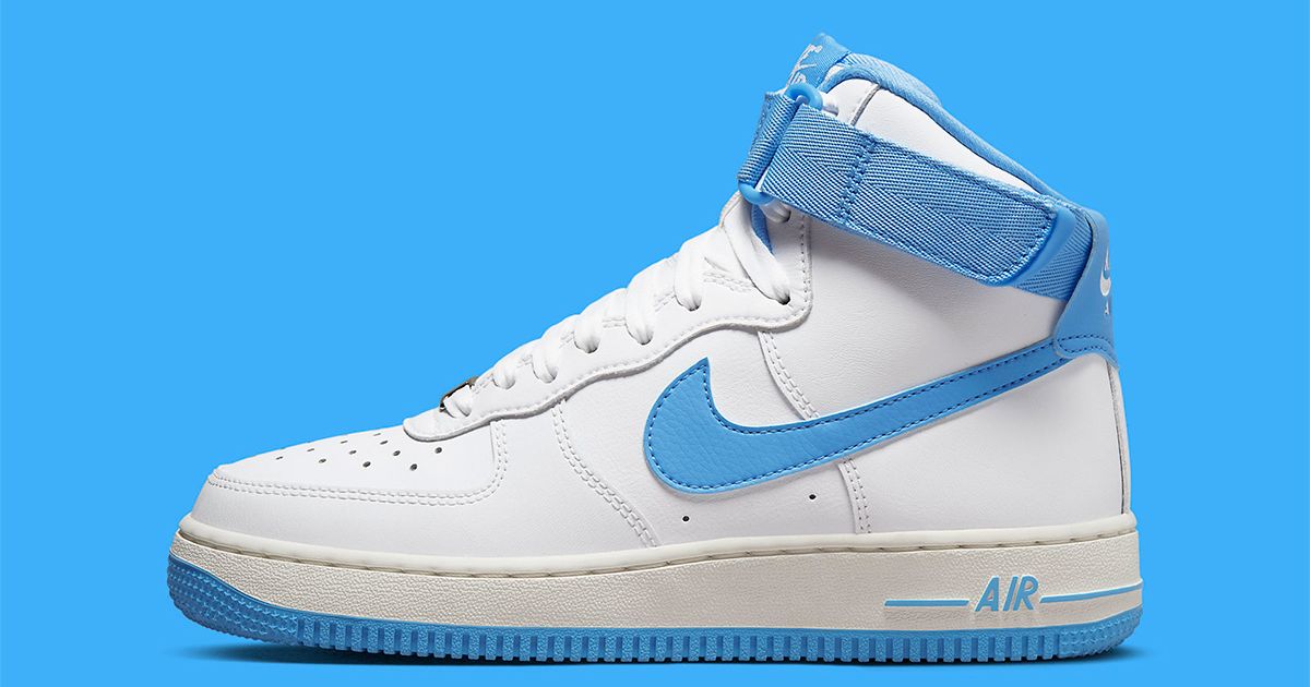 Nike Air Force 1 High “University Blue” Remembers Nike’s “Color of the Month” Program | House of ...