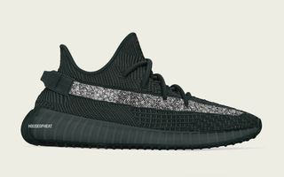 adidas yeezy 350 v2 forest green reflective sample 1