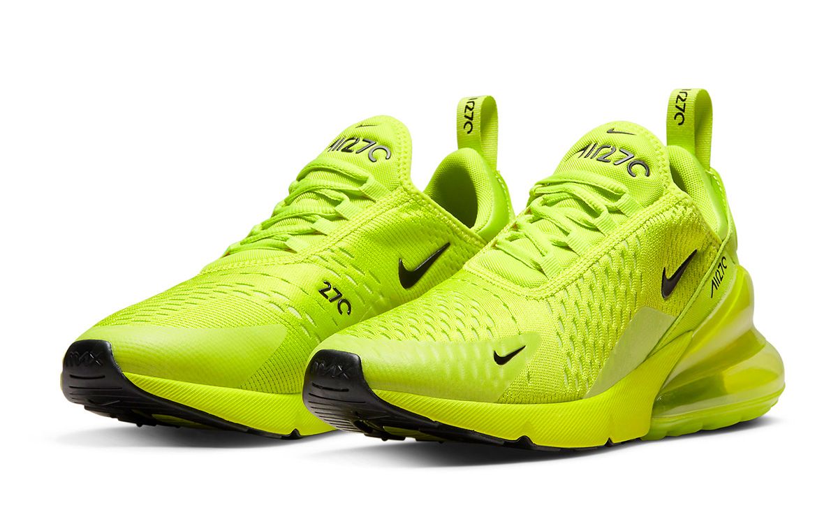 Nike neon 270 best sale