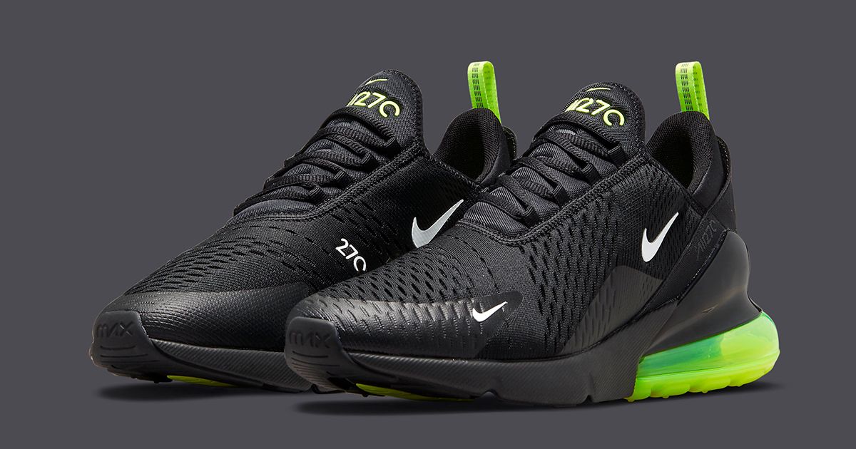 clearance nike nike air max 270 neon grÃ¼n