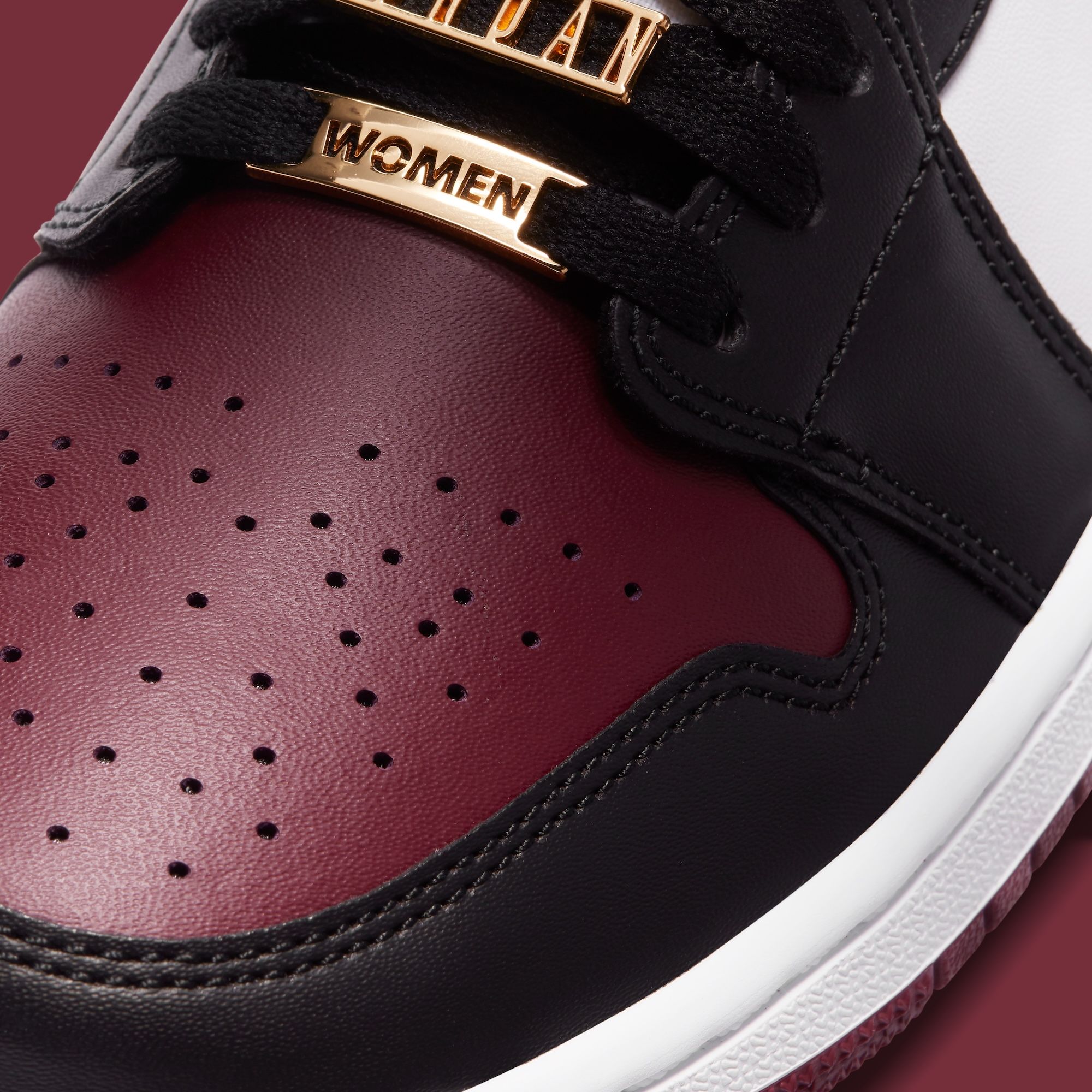 air jordan 1 mid se black dark beetroot women's shoes