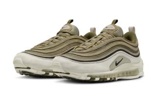 The Air Max 97 Appears in Olive and Bone