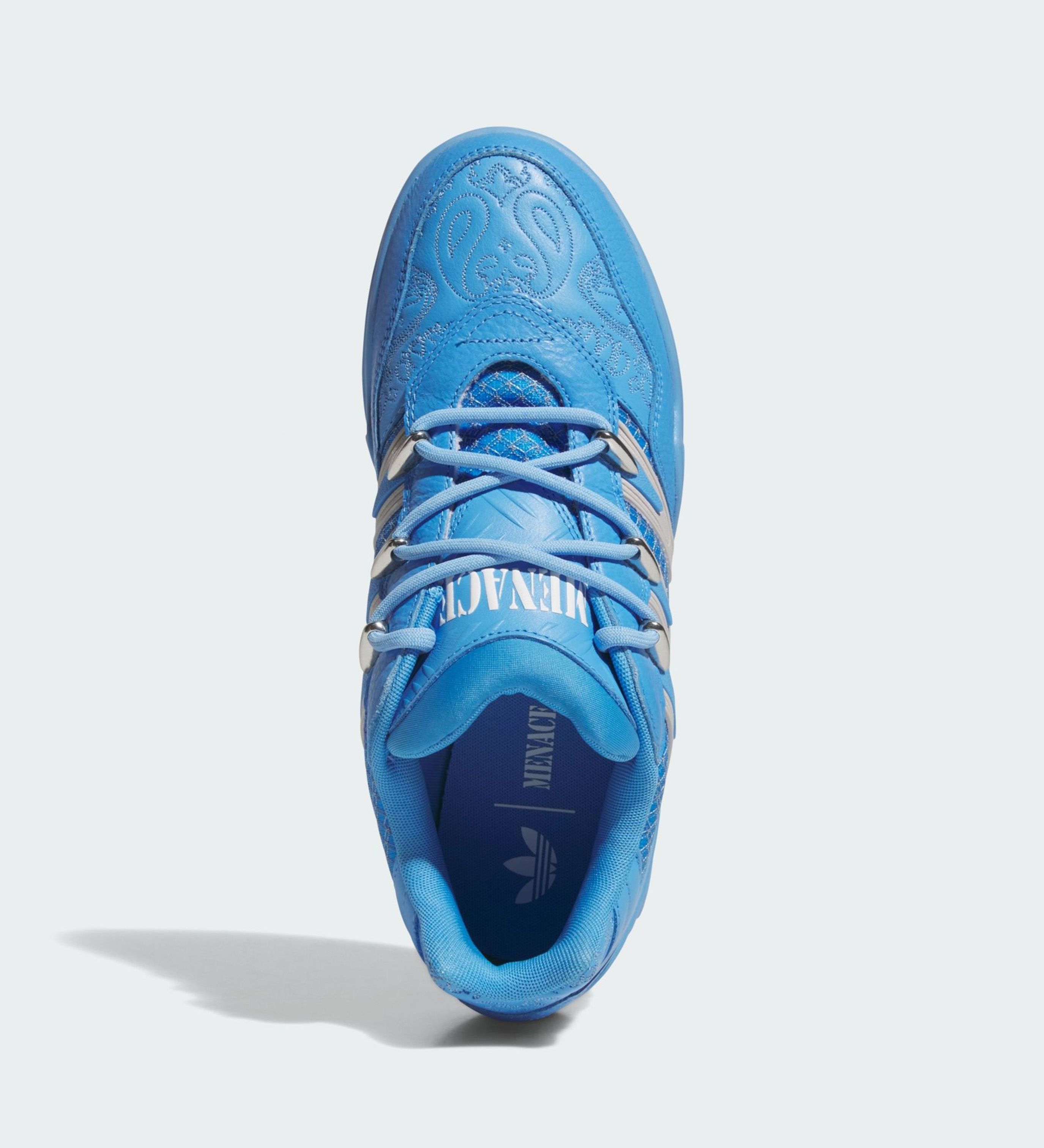 Menace x adidas Predator 94 "Blue Burst" (SKU: LA6658). Photo via adidas.