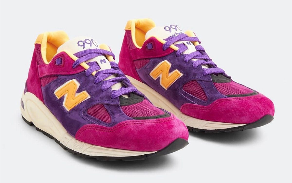 Purple and sales yellow new balance