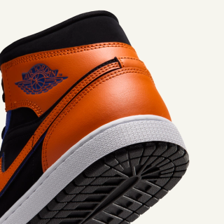 Men's Air Jordan 1 Mid "Racer Blue/Safety Orange" (SKU: IX8481-406). Photo via Nike.