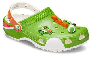Nintendo's Super Mario Crocs Classic Clog "Yoshi" (SKU: 212136-90H).