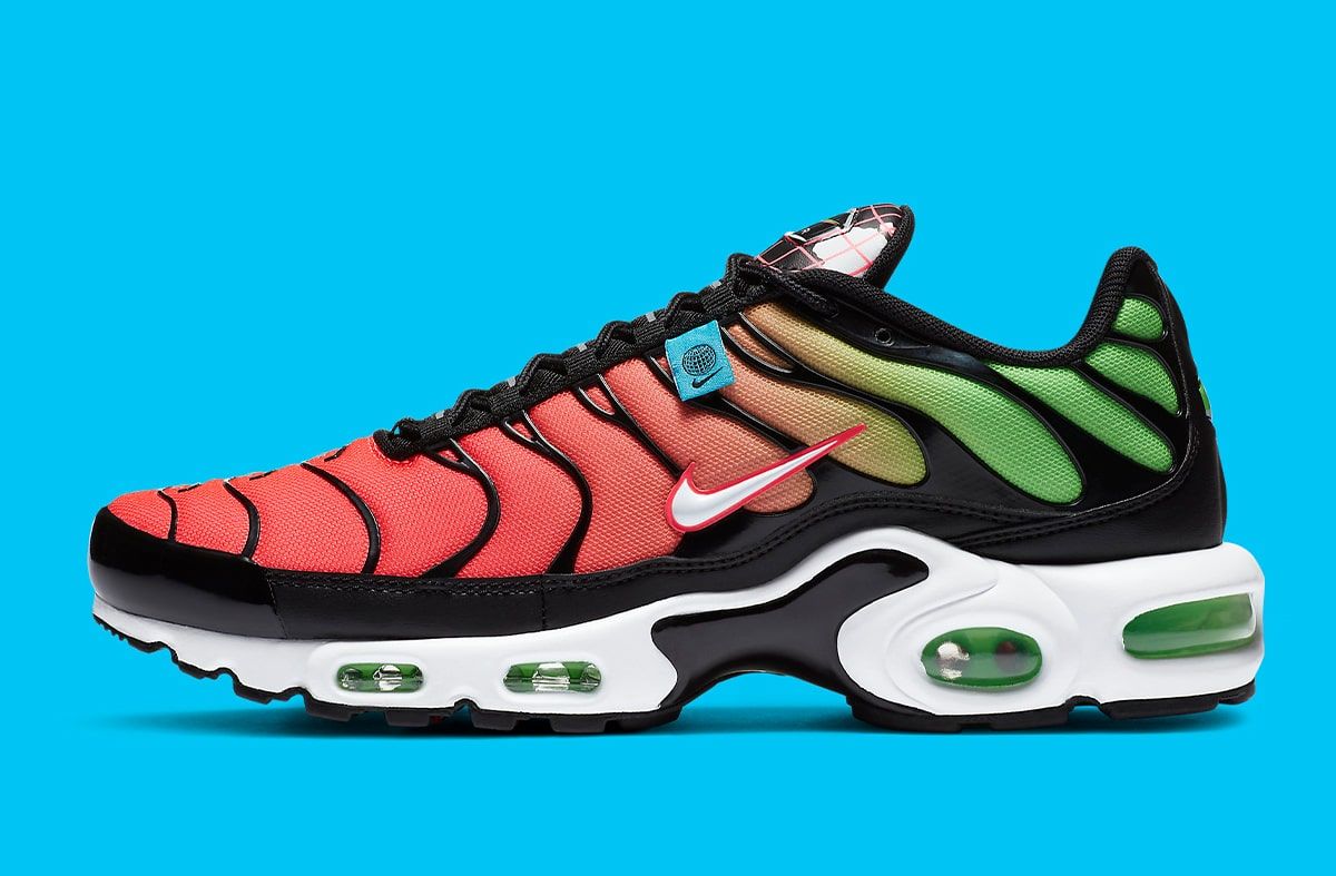 Air max plus hot sale black orange green