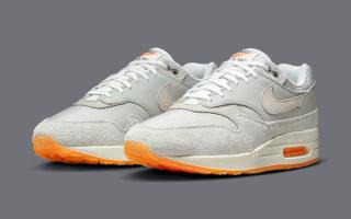 "Light Iron Ore" and "Total Orange" Arrive on the Air Max 1