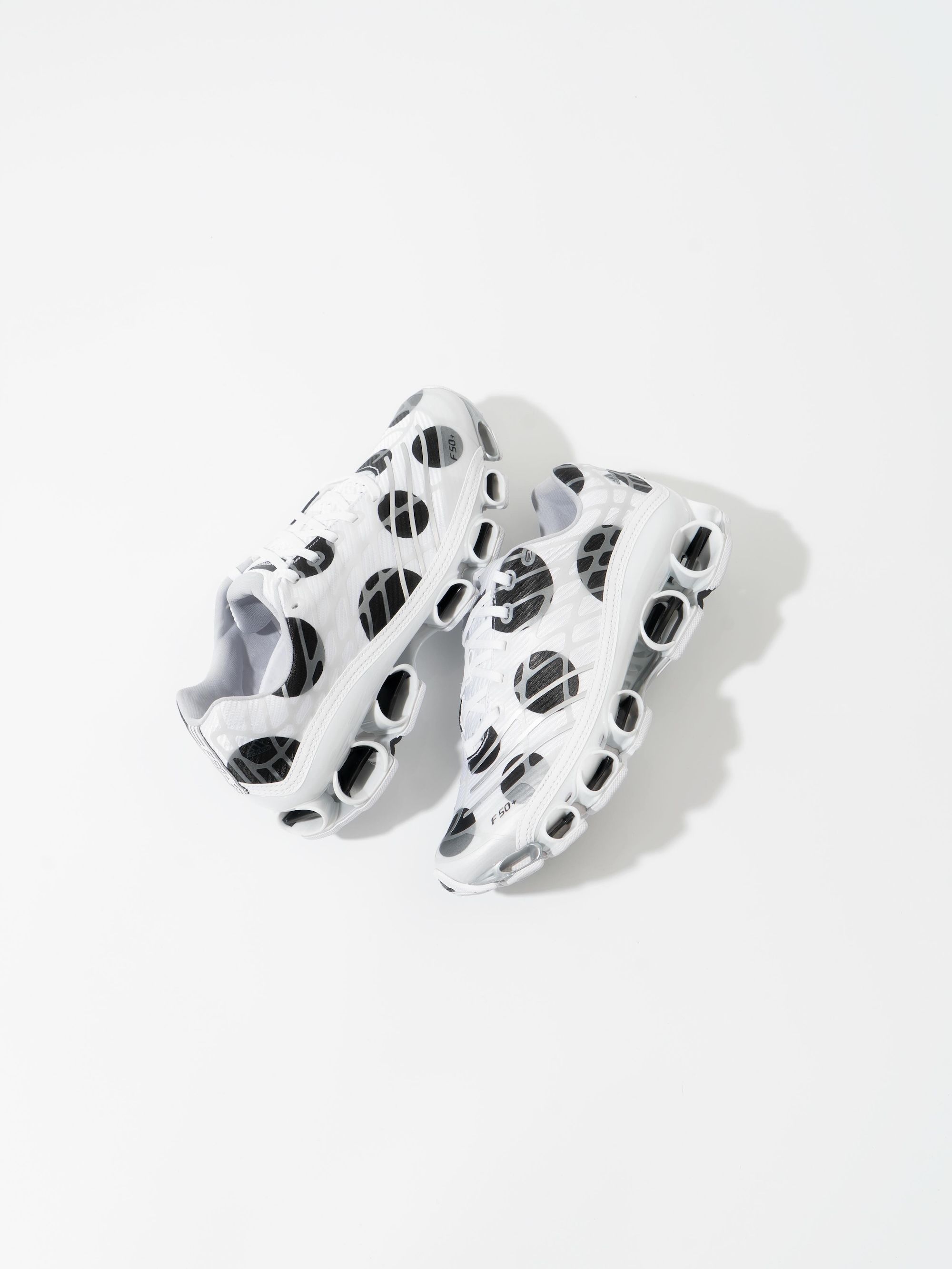 One Locale x adidas F50+ Megaride "Polka Dot" Pack (White, SKU: KH8602). Photo via @tenyeee on Instagram.